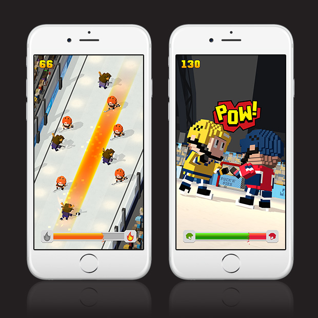 Blocky Hockey – Arcade Ice Runner