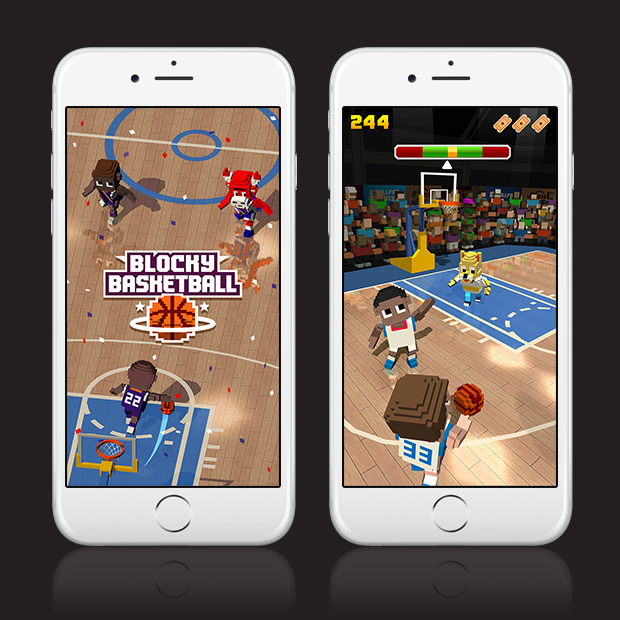 Blocky Basketball – Endless Arcade Dunker