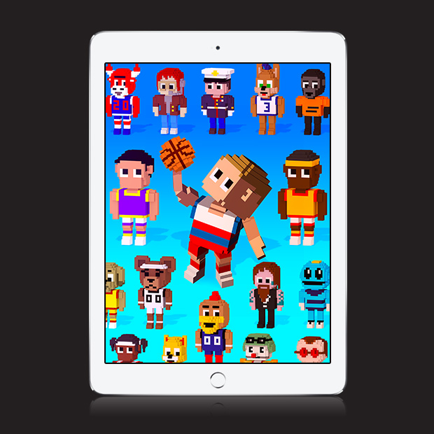 Blocky Basketball – Endless Arcade Dunker