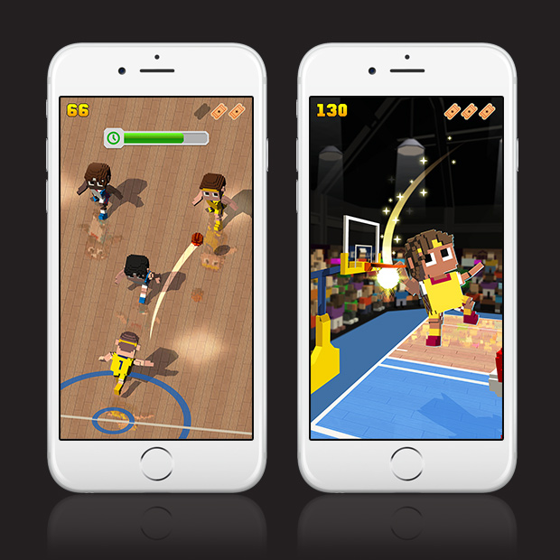 Blocky Basketball – Endless Arcade Dunker