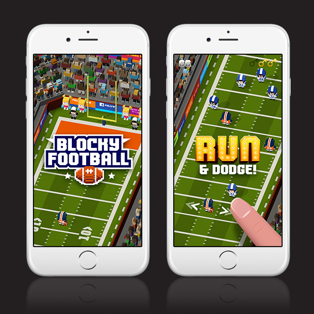 Blocky Football – Endless Arcade Runner