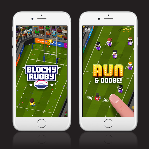 Blocky Rugby – Endless Arcade Runner